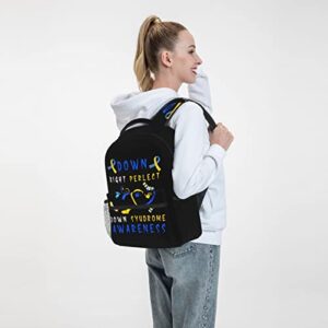 Down Syndrome Awareness 3d Printed Fashion Unisex Large Travel Daypack School Bag Laptop Backpack School For Youth Adult