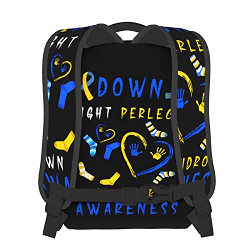 Down Syndrome Awareness 3d Printed Fashion Unisex Large Travel Daypack School Bag Laptop Backpack School For Youth Adult