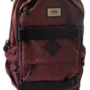 Vans Planned Pack 5 Laptop Backpack School Bag Adult Unisex (Maroon/Black)