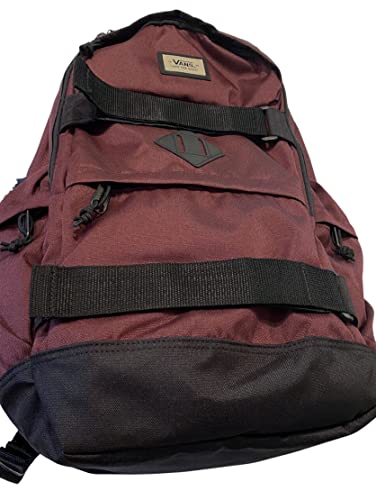 Vans Planned Pack 5 Laptop Backpack School Bag Adult Unisex (Maroon/Black)