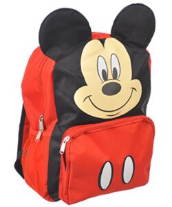 mickey mouse “big smiles” backpack – red, one size