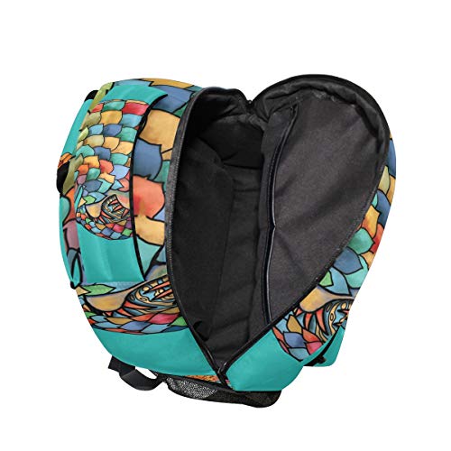 Backpack for Adult Kids Stylish Rainbow Pangolin Backpack Lightweight School College Travel Bags Halloween Christmas Gifts