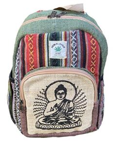 unique design himalaya hemp backpack small backpack hippie backpack festival backpack hiking backpack 100% hemp|100 vegan| fair trade | handmade with love.