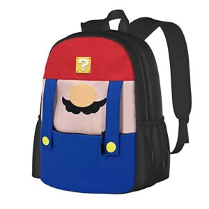 tuokeo gaming characters backpacks for boys girls, cute waterproof backpack for school fans gifts 17 inches