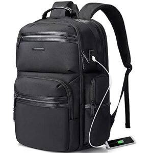bange travel backpack, business durable laptops backpack with usb charging port, school computer bag for men & women fits 15.6 inch notebook for men…