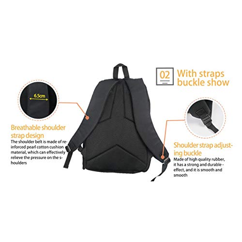 YunDon 3D Printing Adult Backpack,SML Jeffy School Bag,Knapsack,Rucksack