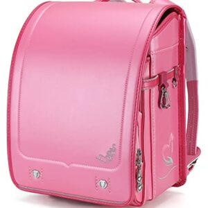 Baobab's wish Ransel Randoseru Japanese schoolbag Backpacks Lightweight & Sturdy Japan With One-touch Switch (pink) (rbsb-012)