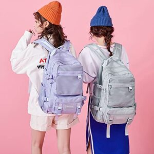 Laptop Backpacks for Women Men 16 Inch Travel Backpack School Bag College Backpack Anti Theft Bookbag for Teens Girls Student (Purple)