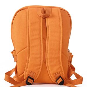 XUESUO Anime Backpack, Laptop Bags, Canvas Large-Capacity Travel Bags, Orange, One Size