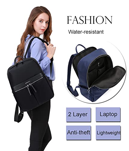 Shaelyka Laptop Backpack for Women, Water-resistant Backpack with Anti-theft Pocket Medium