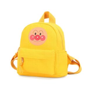 MASINIES Cartoon Backpack,Anpanman Backpack Animal Design Preschool Bag for Travel Girls Boys,Yellow