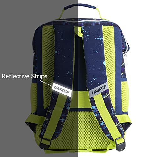 UNIKER Boys Backpacks for Elementary School, Kids Backpacks Boys with Pencil Case,Preschool School Bag 15.6″,Shark Backpack for boys 6-8,Bookbag Set,Bookbags for School