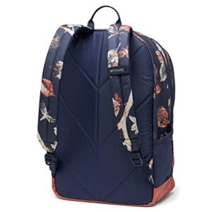 Columbia Unisex Zigzag 30L Backpack, Nocturnal Topiary/Dark Coral, One Size