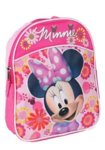 disney minnie mouse 11″ mini toddler pre-school backpack bundle with sparkles