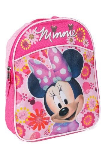 Disney Minnie Mouse 11" Mini Toddler Pre-School Backpack Bundle with Sparkles