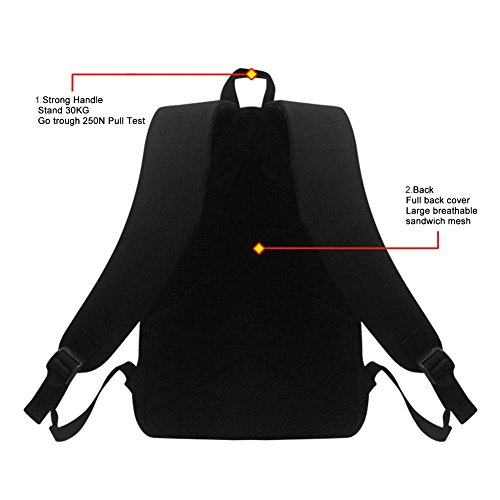 ANYFOCUS Football Backpack School Bag , for Age 6-15 Years Old Boys Combustion Sport Soccer