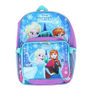 group ruz frozen anna, elsa 16 backpack with detachable matching lunch box