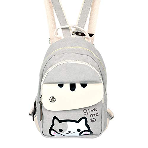 Cute Anime cat Anime Neko Atsume Multifunctional Shoulder Bag Knapsack Japanese Game Cat Backpack