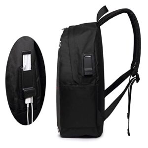Hollywood Rock Band Undead Backpack with USB Charging/Headphone Port Computer Bag School Shoulders Daypack Casual Unisex Lightweight Backpack for Boy&Girl&Men&Women with Bottle Side Pockets 17 IN