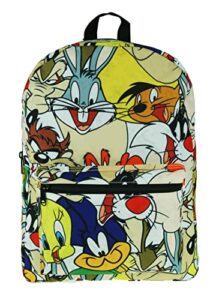 kbnl looney tunes deluxe all over print backpack – 64961,multicolor