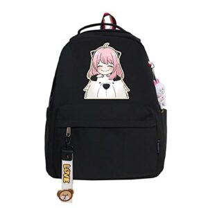 isaikoy anime spy x family backpack shoulder bag shoulder bag bookbag school bag a3