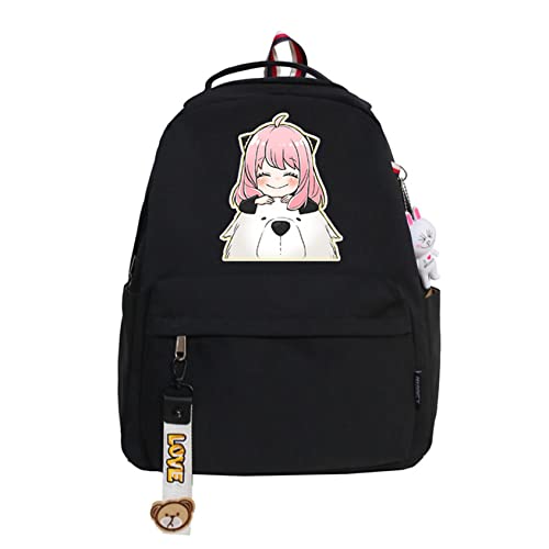 ISaikoy Anime Spy x Family Backpack Shoulder Bag Shoulder Bag Bookbag School Bag A3