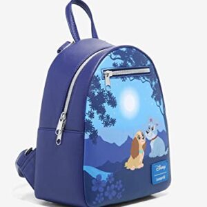 Loungefly Disney Lady And The Tramp Moonlight Stroll Mini Backpack