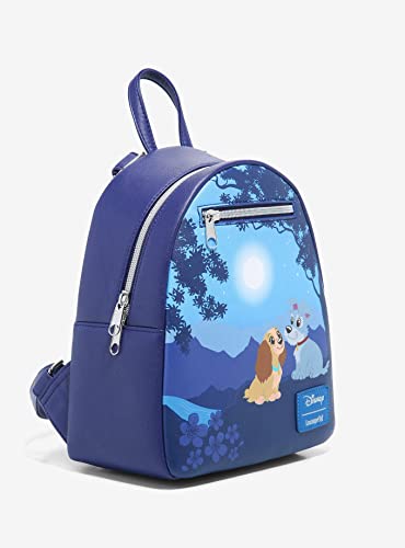 Loungefly Disney Lady And The Tramp Moonlight Stroll Mini Backpack