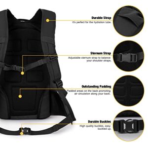 Mardingtop 35L Tactical Backpack with Rain Cover + 2.5L Hydration Bladder