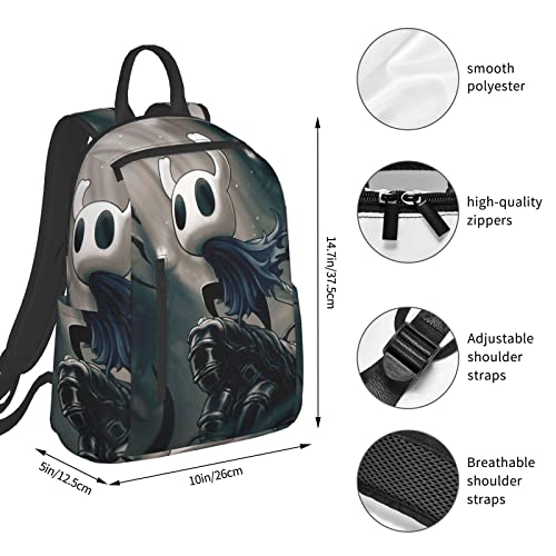 Hollow Game Knight Backpack Multipurpose Daypacks Casual Satchel School Bag Bookbag Rucksack