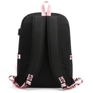 Marketair Anime Backpack School Backpack Laptop Bag Large Casual Daypack BookBag Cosplay Backpack For Girls