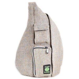 dime bags slinger crossbody bag | premium over the shoulder sling bag | cross body strap back pack (sand)