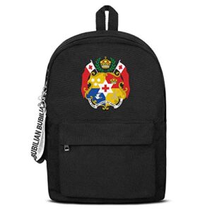 travel laptop backpack tonga seal or national emblem college rucksack for travel outdoor camping computer bag