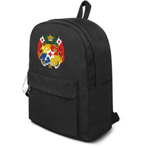 Travel Laptop Backpack Tonga Seal or National Emblem College Rucksack for Travel Outdoor Camping Computer Bag