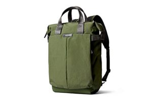 bellroy tokyo totepack, water-resistant woven convertible backpack and tote bag – rangergreen