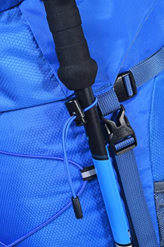 Shanyk 55L Hiking Backpack Backpack with Rain Cover for Camping Backpacking Travel and Adventure