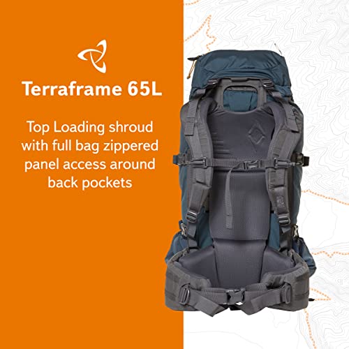 Mystery Ranch Terraframe 3-Zip 65 Backpack - For Serious Backpackers, Deep Sea, Medium