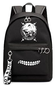 wanhongyue anime tokyo ghoul kaneki ken luminous backpack book bag laptop school bag cosplay daypack rucksack bag 1127/4