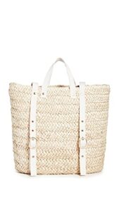 l*space women’s summer days backpack, natural, tan, one size
