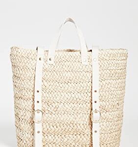 L*Space Women's Summer Days Backpack, Natural, Tan, One Size