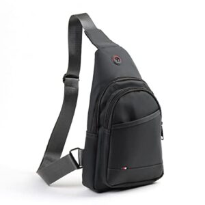 westend urban crossbody slingbag, travel daypack for men and women, grey