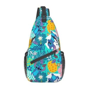 feminify stitch sling bag crossbody backpack,lightweight shoulder bag sling bags backpacks for men women chest crossbody bag gift