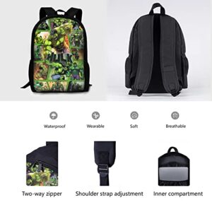 GCNqat Laptop Backpack Super Hero Backpacks 17 Inch Anime Bookbag for Boys Girls Travel Outdoor Activities