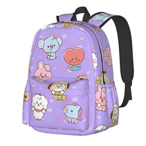 cute kpop lightweight bookbag school backpack laptop backpack for college students suitable for teenagers adults fitness professionals business travel hiking backpack christmas gifts t17