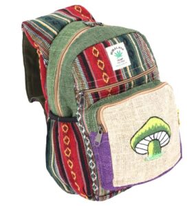 himalaya handmade hemp sling backpack hippie backpack festival backpack hiking backpack 100% hemp| crossbody bag fair trade handmade with love., green