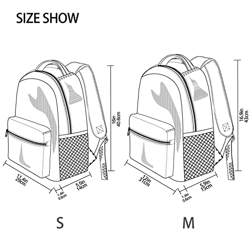 JHKKU Backpack for Girls Boys Christmas Nutcracker Student Shoulders Bag Lightweight School bags, Travel Laptop Bag S