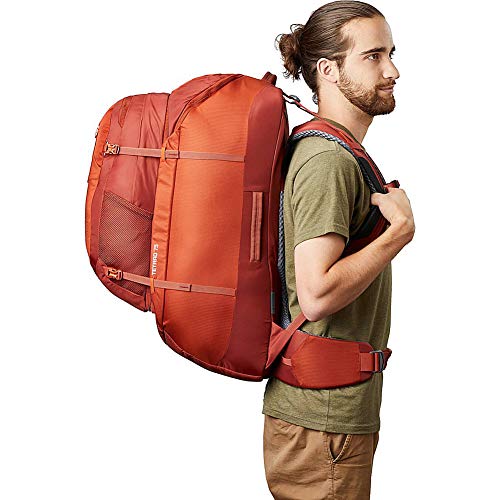 Gregory Mountain Products Tetrad 75 Travel Backpack, FERROUS ORANGE,One Size