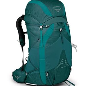 Osprey Eja 58 Women's Ultralight Backpacking Backpack, Deep Teal, X-Small/Small
