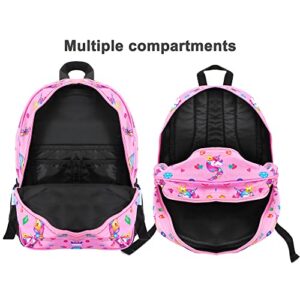 Home Tune Kids Backpack for Girl and Boys Toddler, for School Daycare Outdoor Travel Luggage LightWeight Zipper Closure Bag (Unicorn)