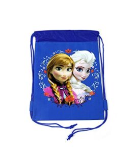 disney frozen drawstring backpack – blue